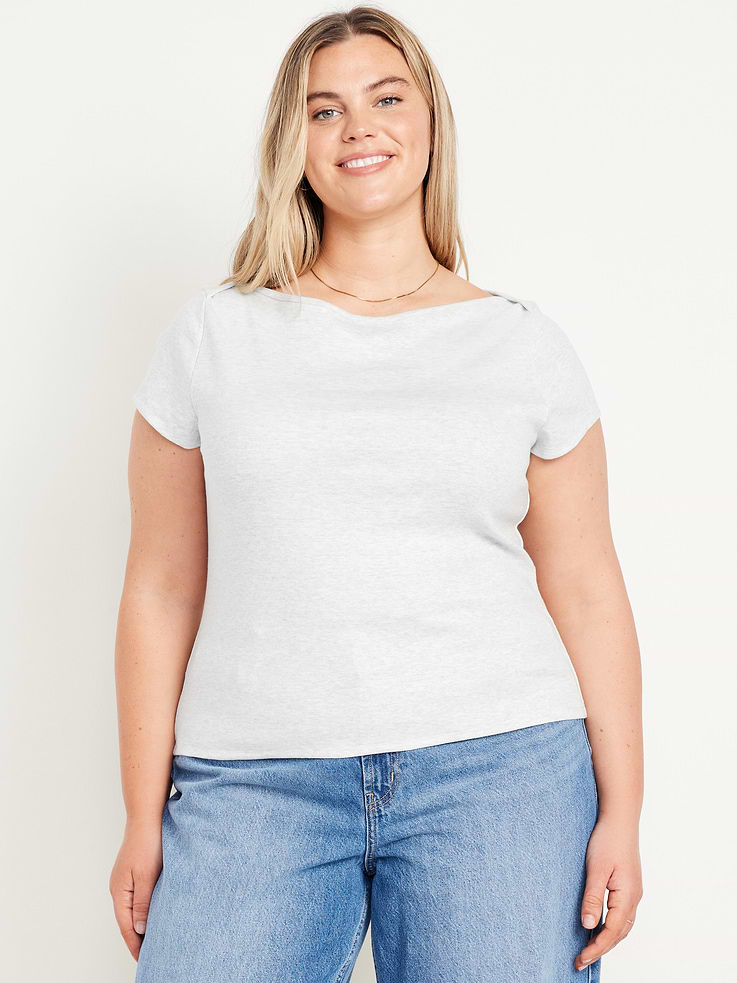 Image number 8 showing, Snug Boatneck T-Shirt