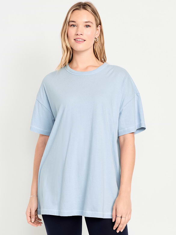 T-shirt tunique passe-partout surdimensionné