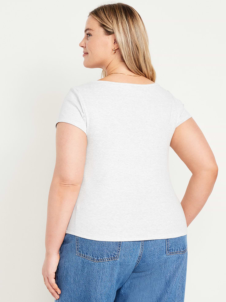 Image number 9 showing, Snug Boatneck T-Shirt