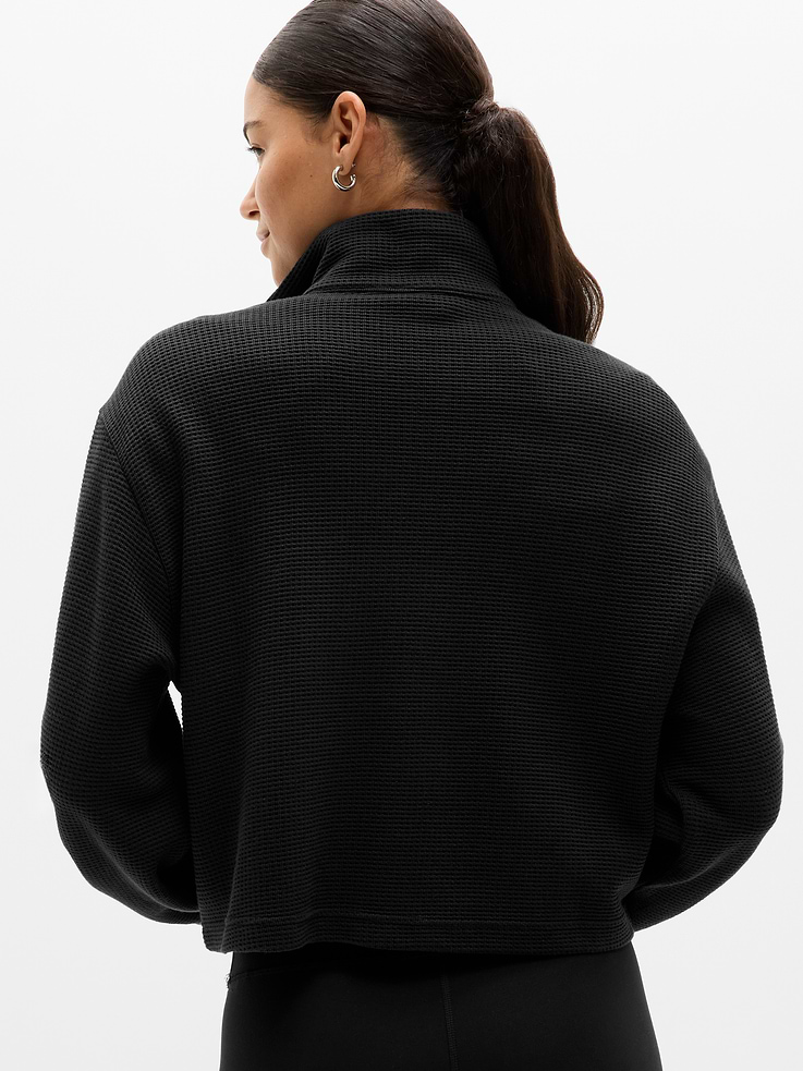 Image number 5 showing, Tranquil Waffle 1/2 Zip Sweatshirt