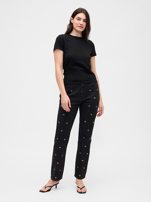 High Rise '90s Slim Straight Jeans