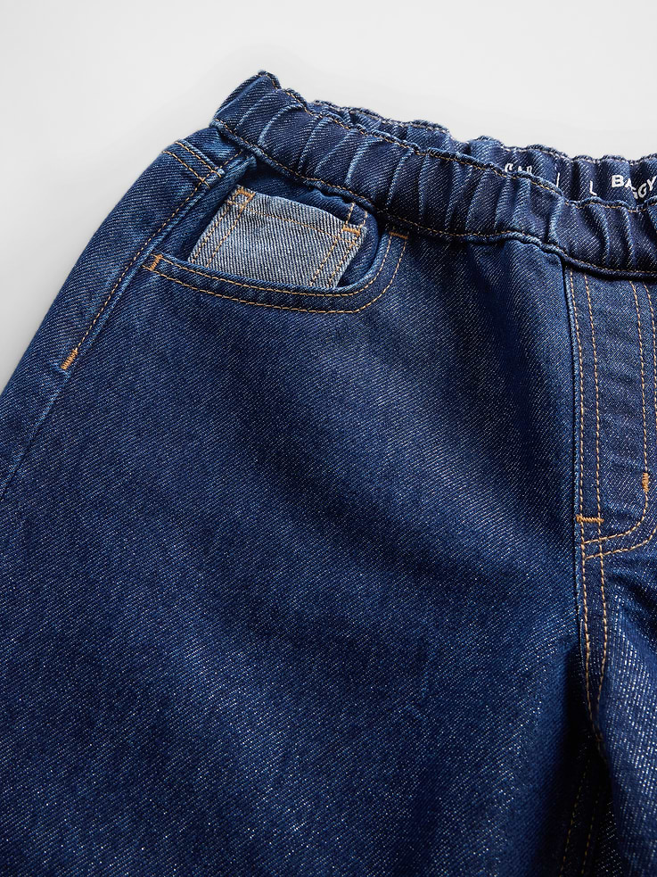 Image number 5 showing, Kids Low Rise Easy Metallic Baggy Jeans