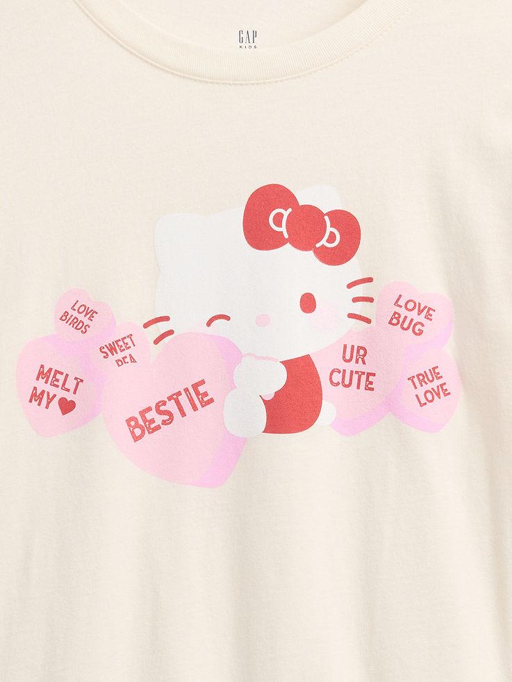 Image number 4 showing, Kids Hello Kitty Oversized Graphic T-Shirt