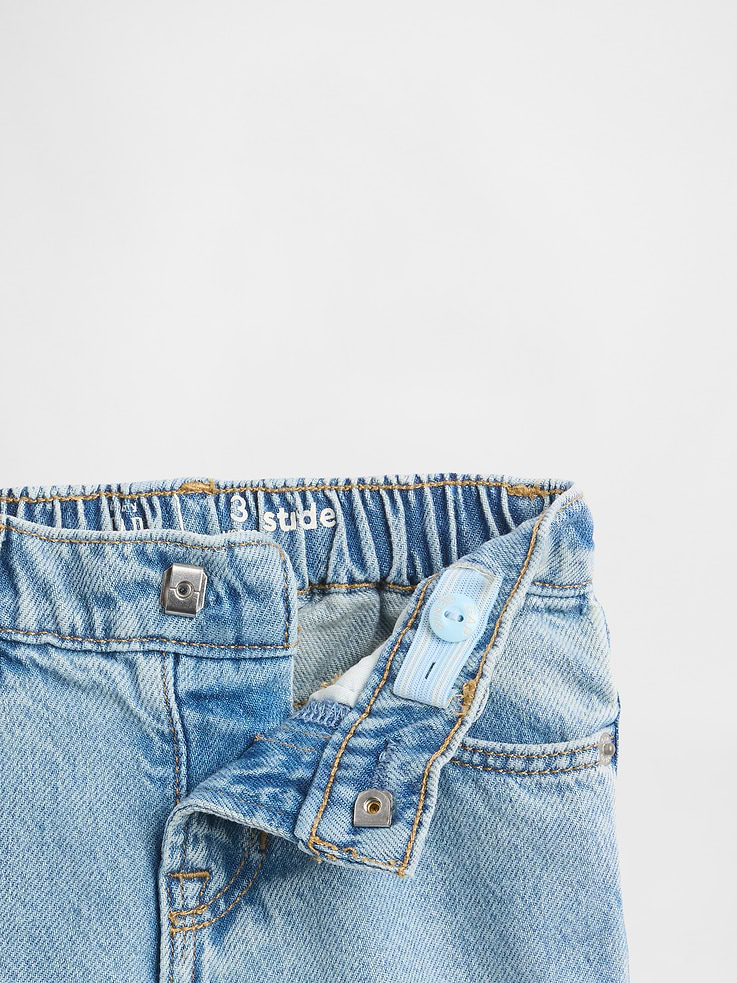 Image number 4 showing, Baby & Toddler Ruffle-Hem Stride Jeans