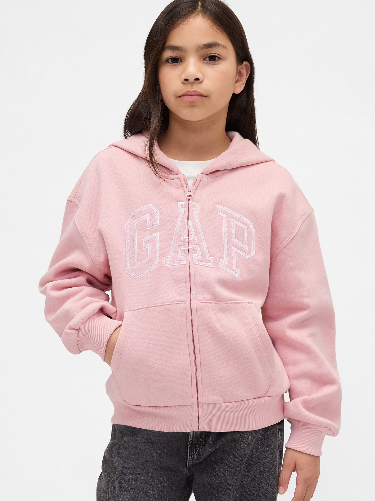 Kids VintageSoft Gap Arch Logo Hoodie