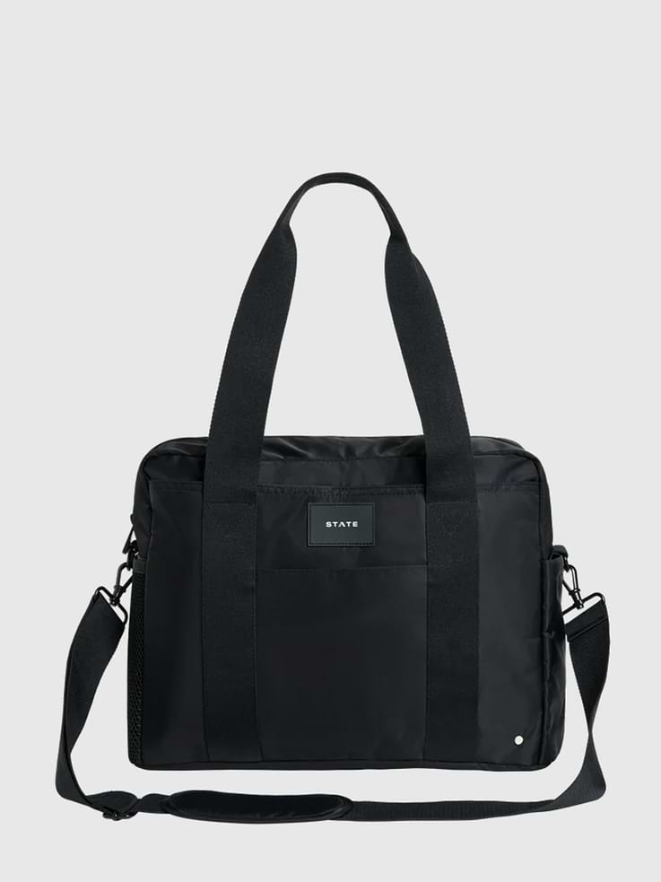 Image 1 of 3, Designed by parents who know what you need—durable, wipeable, packed with features for you and your baby, and designed to look like a bag that you'll actually want to carry., 45% of this bag is made from recycled materials., For every bag sold, we donate a percentage of the proceeds to American families in need., STATE is the family bag company that’s carrying everyone, everywhere, through the journey of life with open hands.