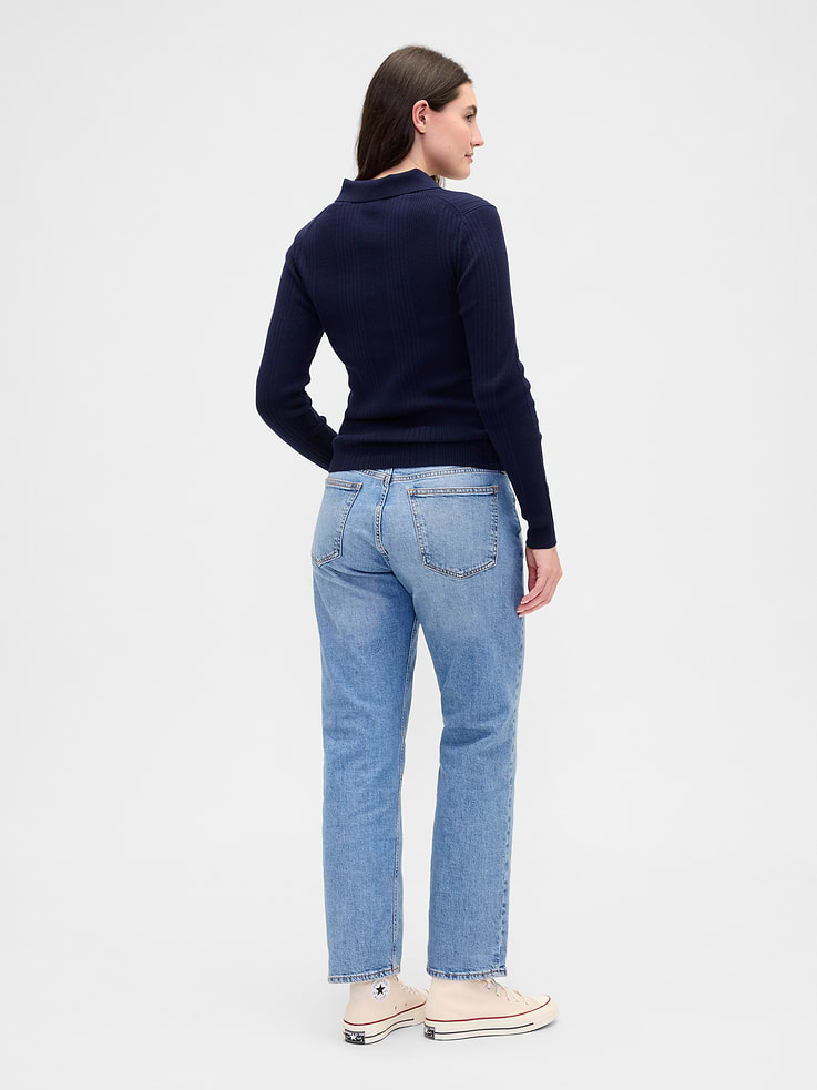 Image number 6 showing, Low Rise '90s Slim Straight Jeans