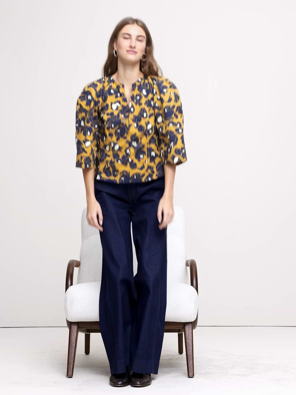 Stretch-Cotton Volume-Sleeve Top | Banana Republic Stretch-Cotton Volume-Sleeve Top | Banana Republic
