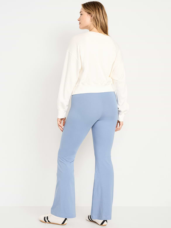 High-Waisted Fashion Flare Leggings
