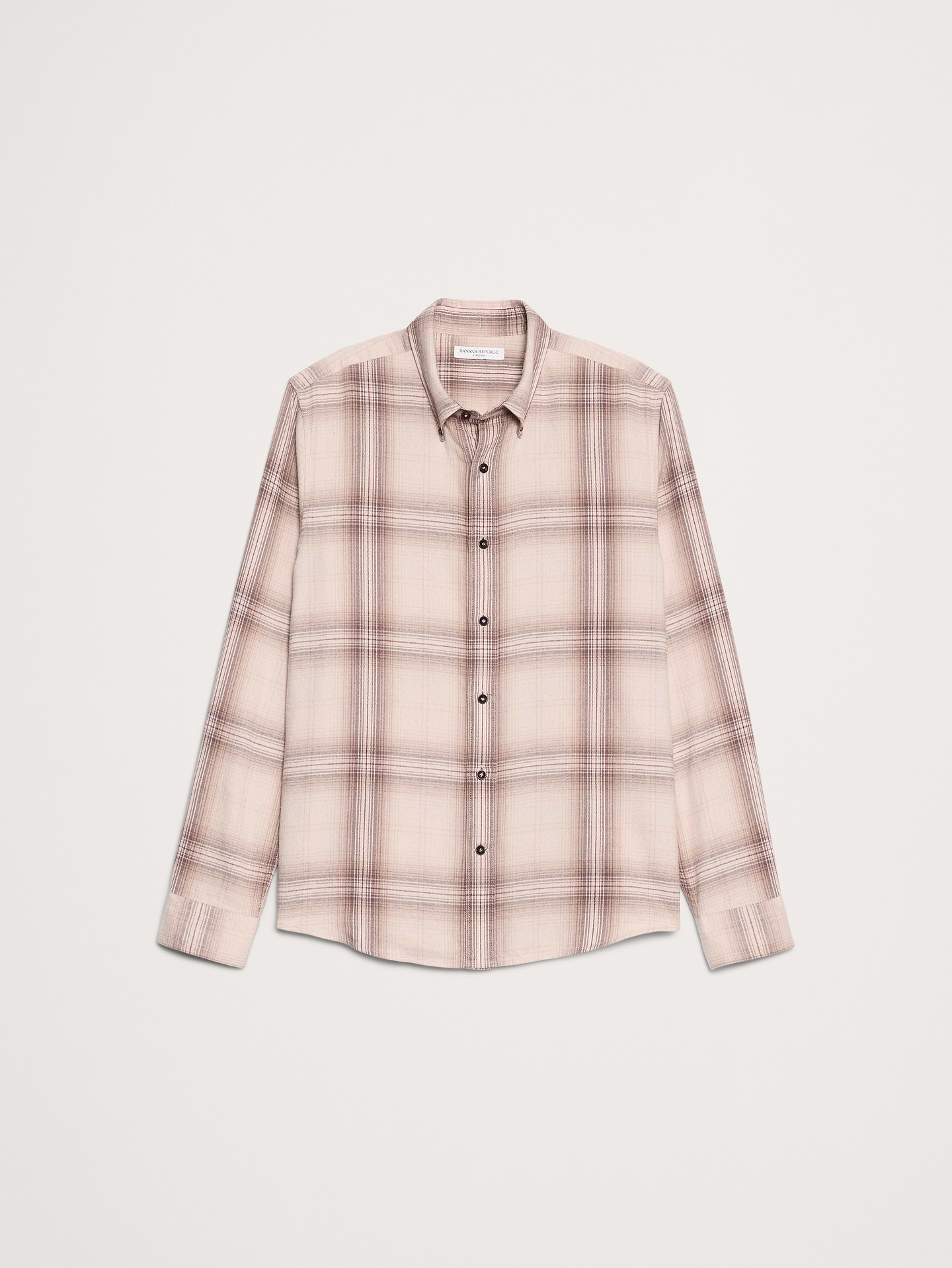 Image number 7 showing, Standard-Fit Lightweight Flannel Shirt
