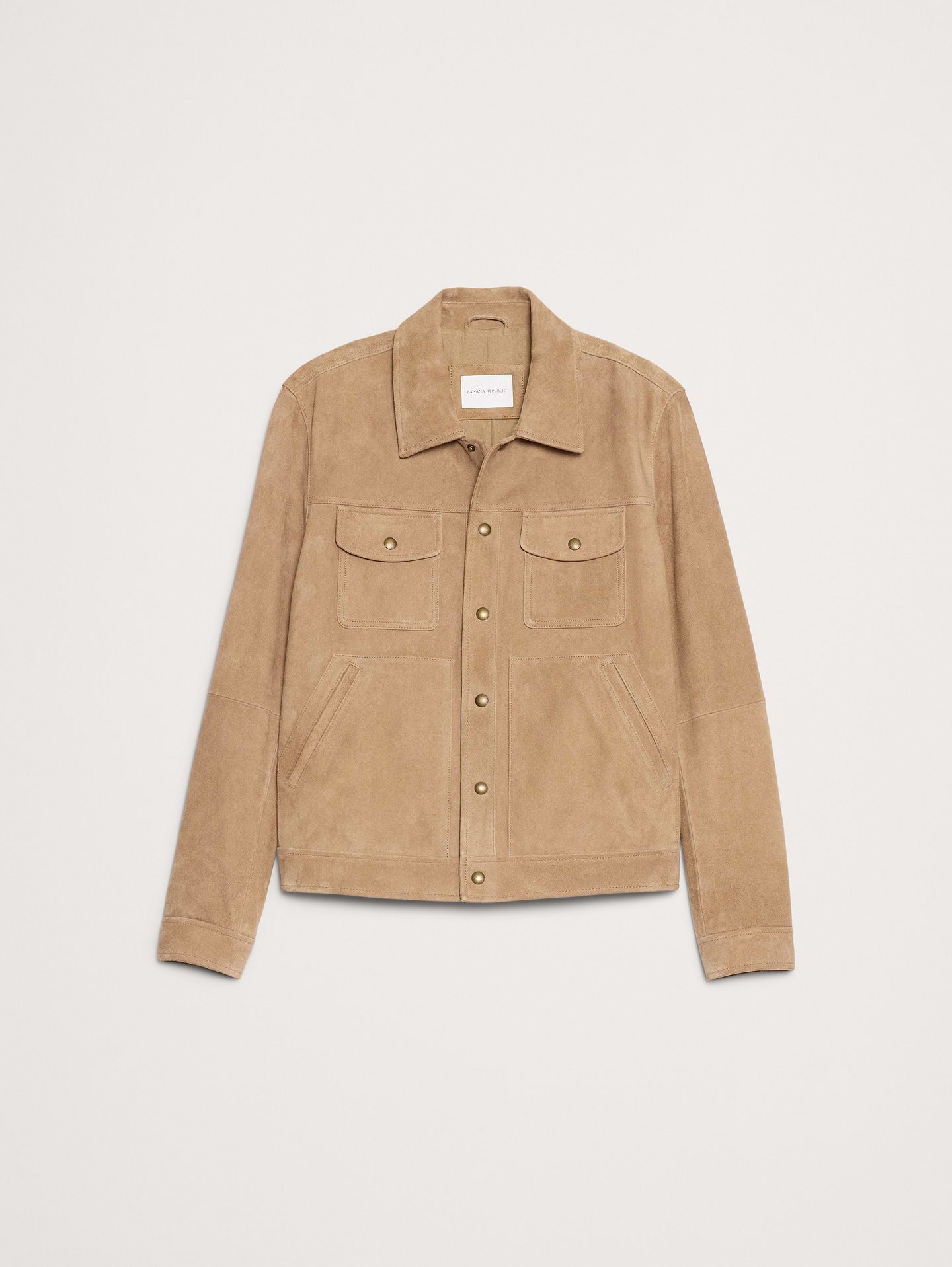 Image number 5 showing, Suede Trucker Jacket