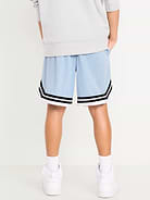 L'image numéro 2 présente Short de basketball en maille, longueur genou pour garçon