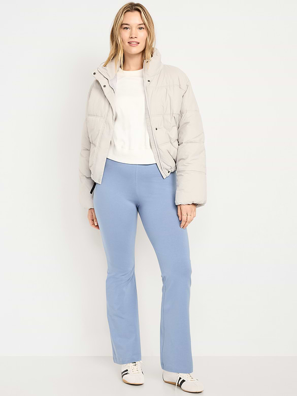 High-Waisted Fashion Flare Leggings