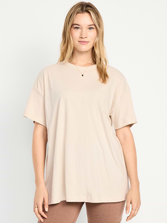 T-shirt tunique passe-partout surdimensionné
