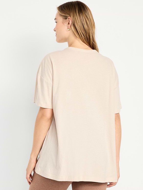 T-shirt tunique passe-partout surdimensionné