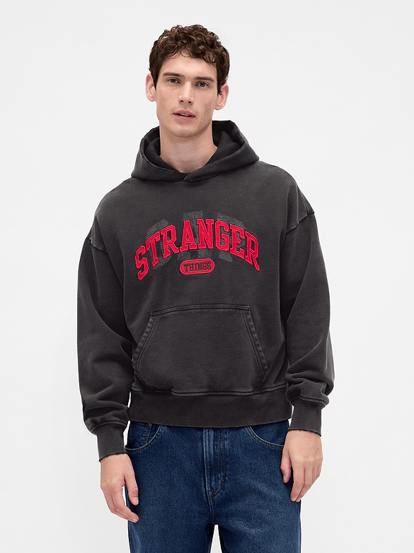 Stranger Things Adult Heavyweight Hoodie
