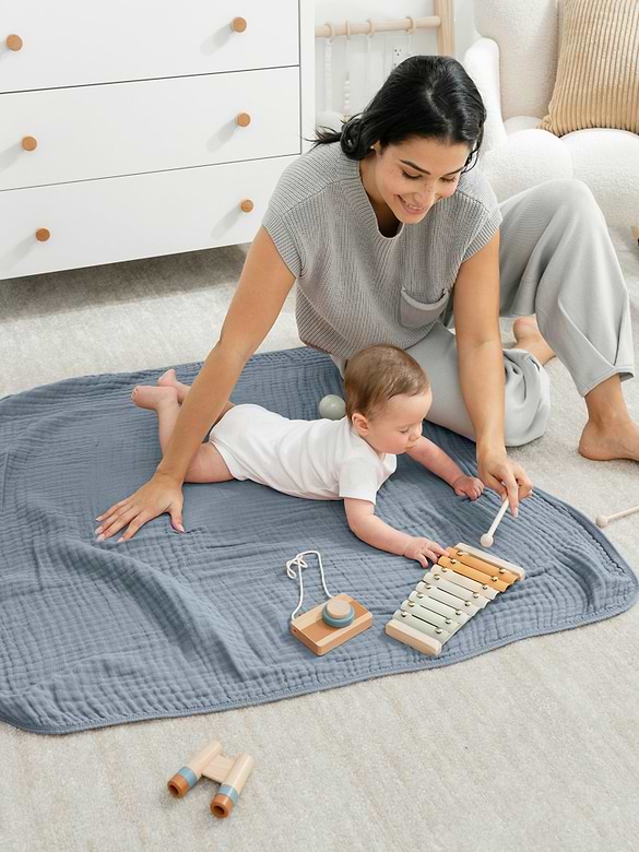 Comfy Cubs Baby Muslin Blanket
