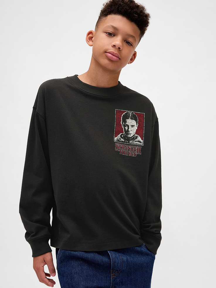 Image number 1 showing, Stranger Things Kids Graphic T-Shirt