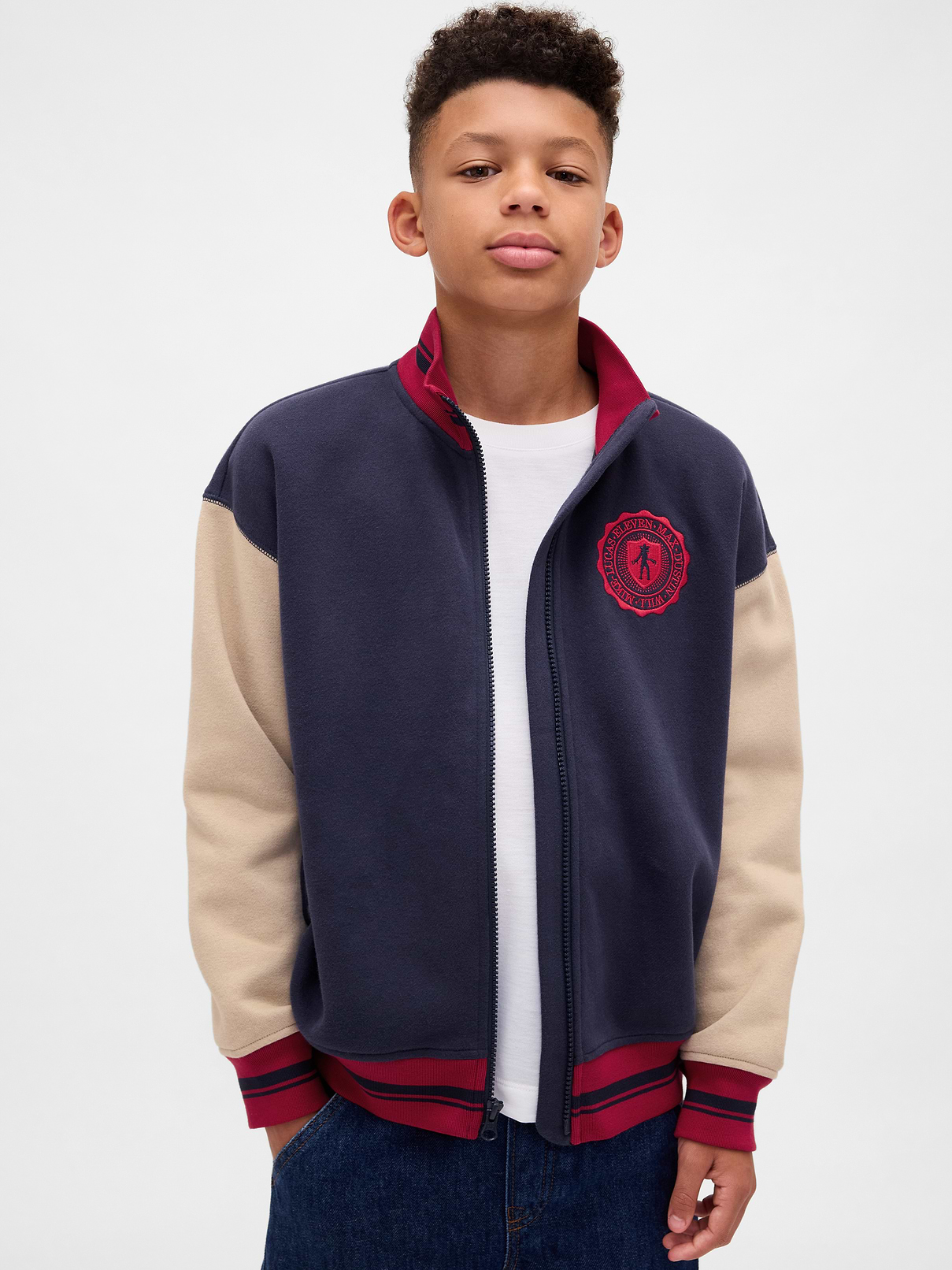 Stranger Things Kids VintageSoft Varsity Sweatshirt