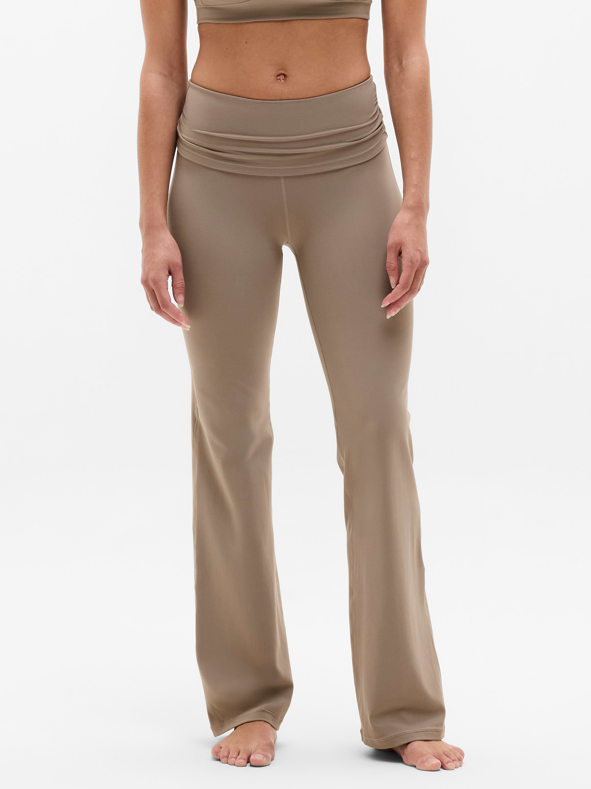 Transcend High Rise Fold Over Flare Legging