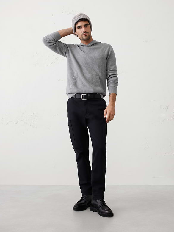 Textured Sweater Hoodie