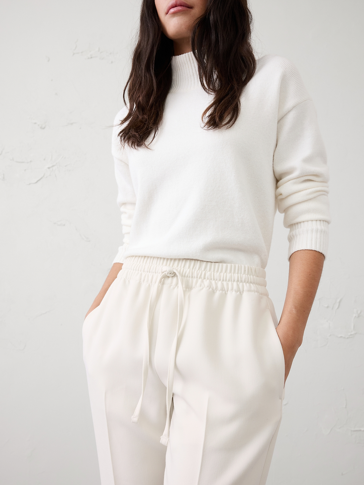 Tapered High-Rise Pull-On Pant | Banana Republic Factory
