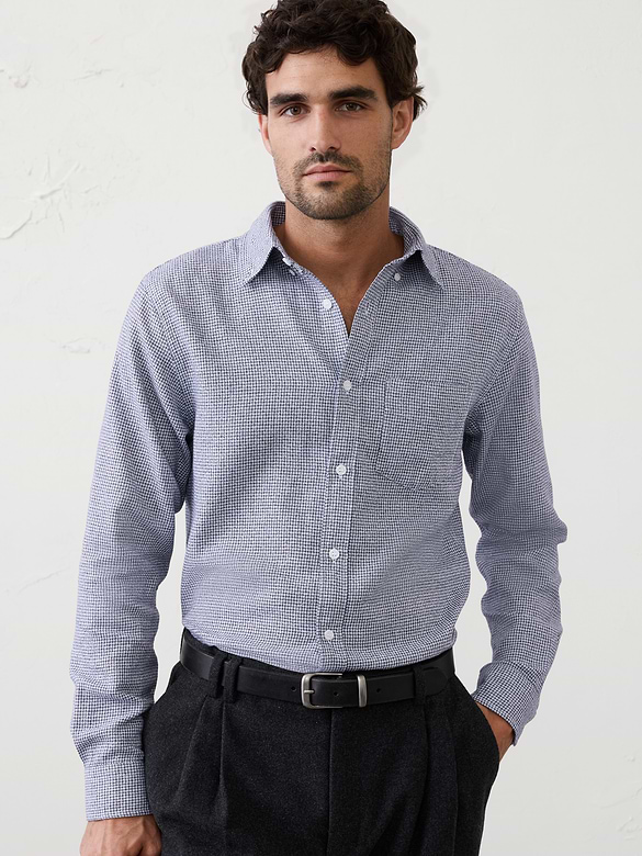 Slim-Fit Textured Shirt