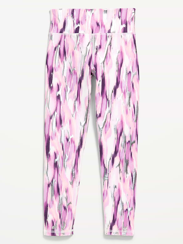 High-Waisted PowerSoft 7/8-Length Leggings for Girls