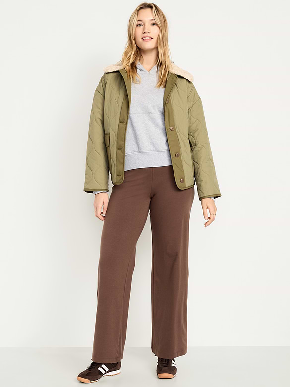 High-Waisted Fashion Wide-Leg Leggings