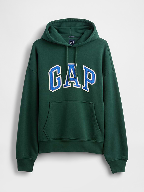 Adult Extra Heavyweight French Terry Oversized Logo Hoodie