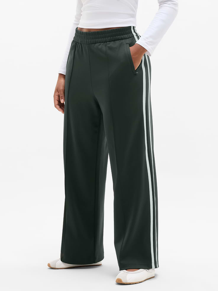 Image number 1 showing, Tempo Mid Rise Wide Leg Track Pant