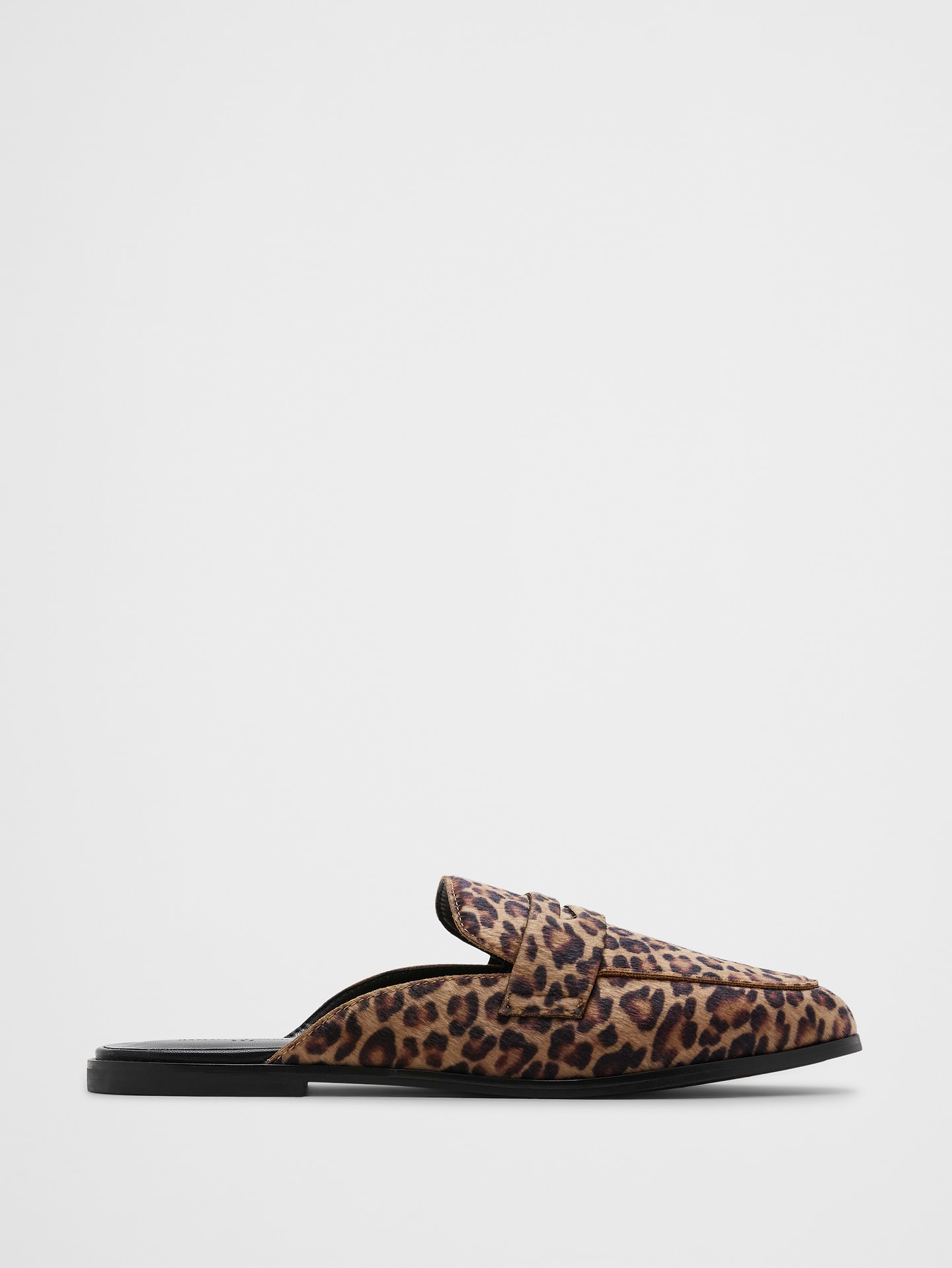 Image number 1 showing, Vegan Leather Loafer Mule