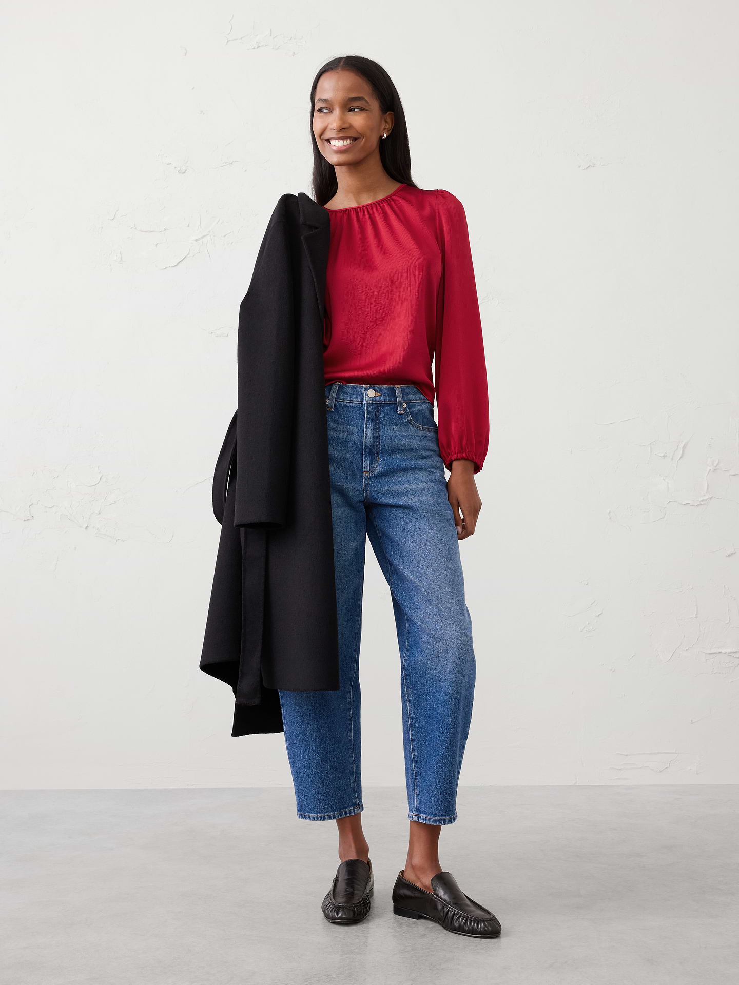 Image number 3 showing, Volume-Sleeve Top