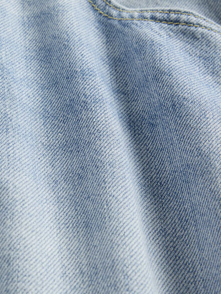 Image number 6 showing, Curvy Mid Rise UltraSoft Baggy Jeans