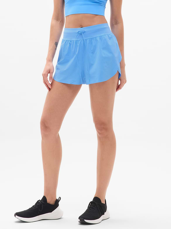 Glide Ultra High Rise Perforated Run Short