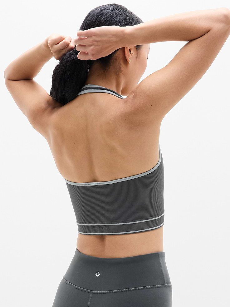 Image 2 of 8, Recharge Rib Seamless Halter