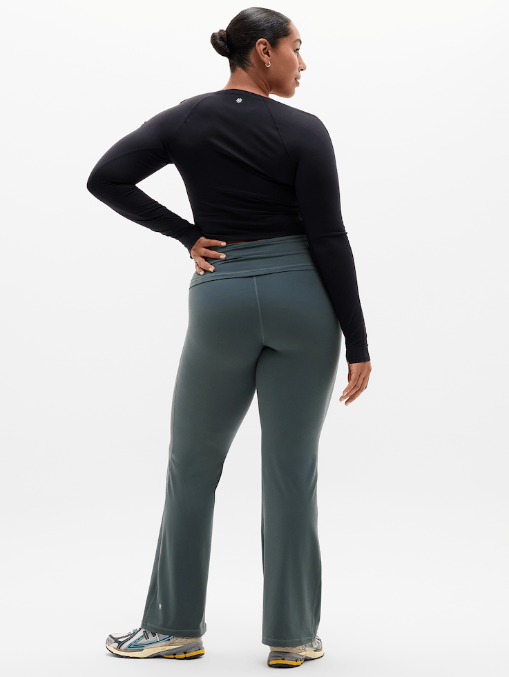 Image number 6 showing, Transcend High Rise Fold Over Flare Legging