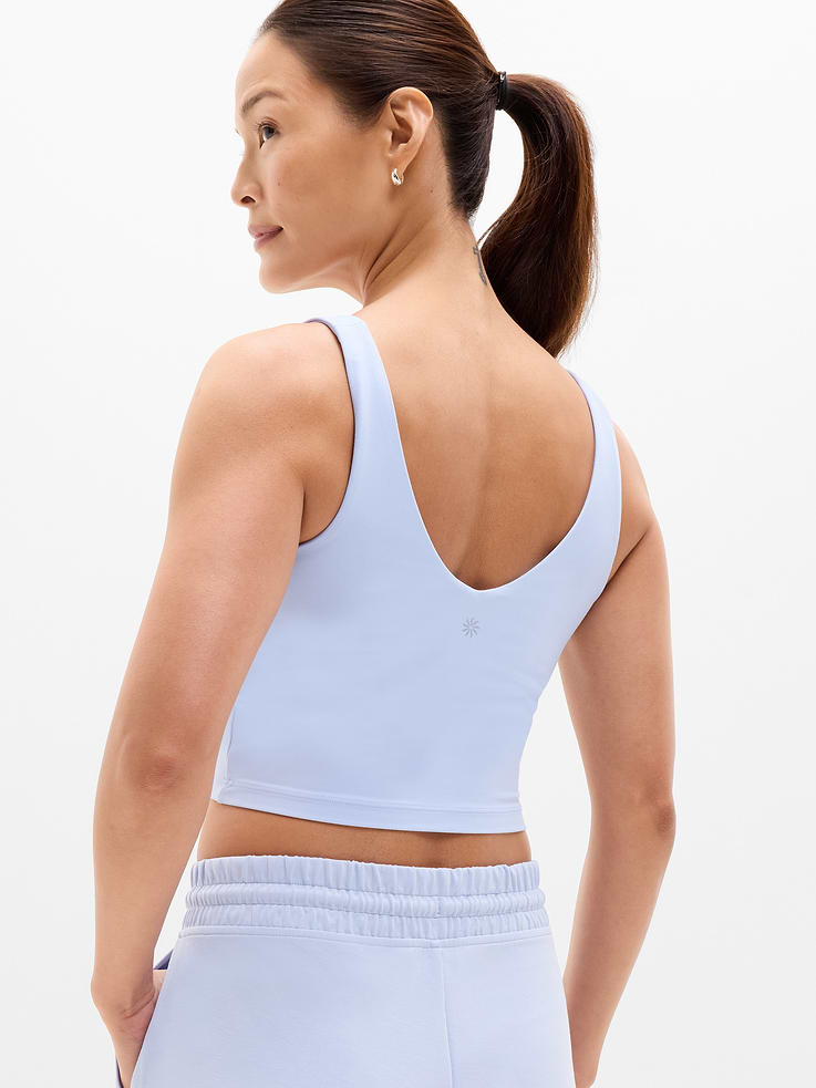 Image 2 of 6, Transcend V-Neck Crop Sports Bra A-C