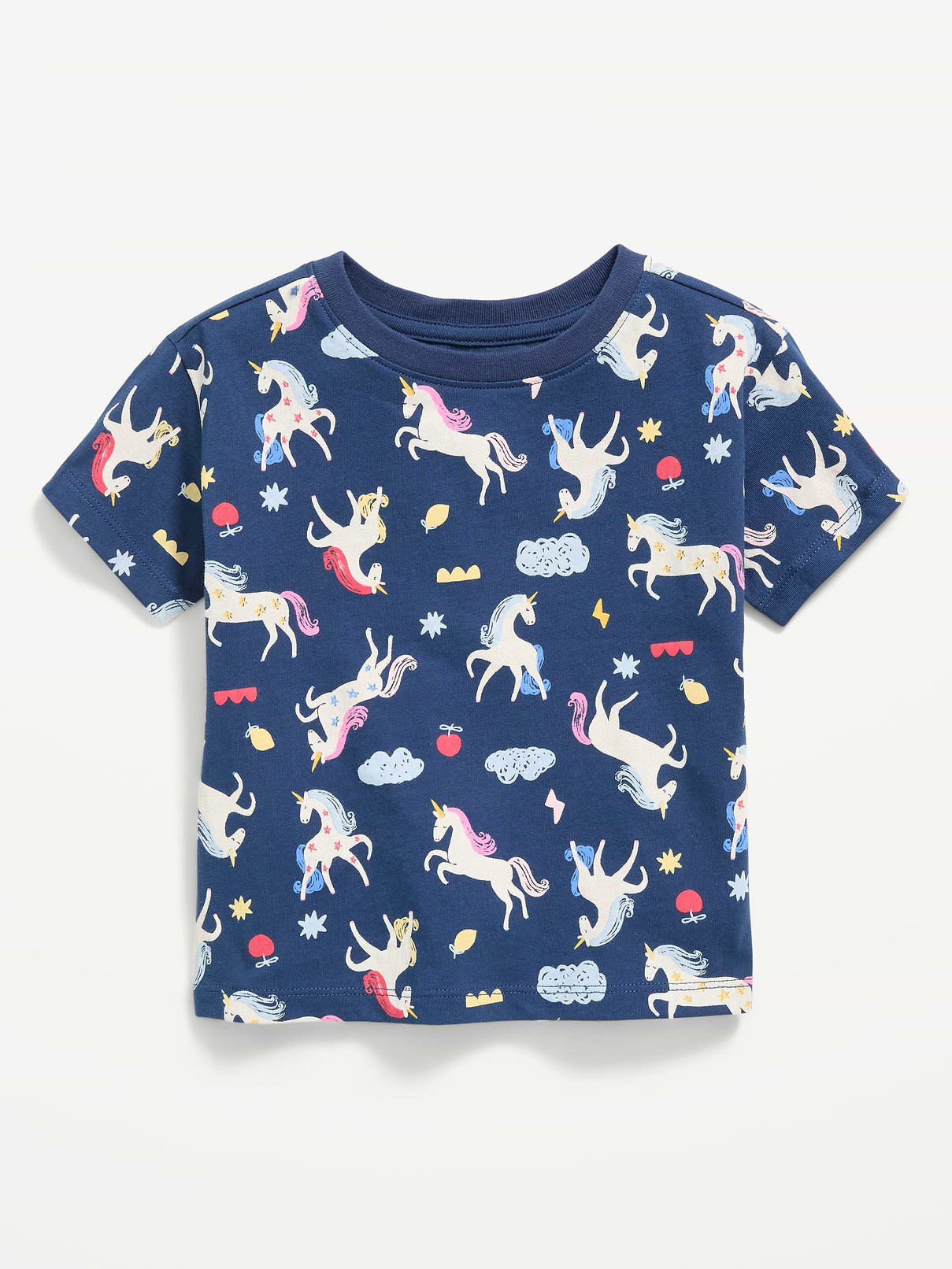 Image number 1 showing, Printed Short-Sleeve T-Shirt for Toddler Girls