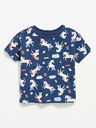 Image number 1 showing, Printed Short-Sleeve T-Shirt for Toddler Girls
