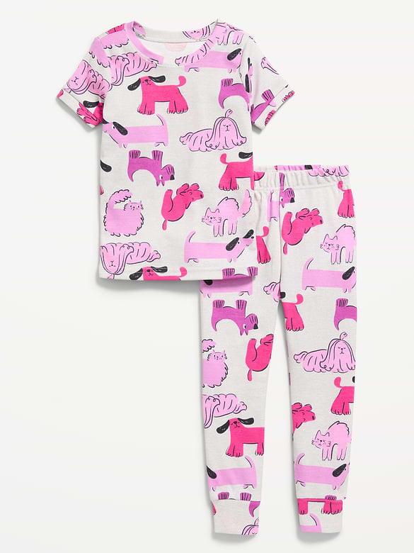 Unisex Snug-Fit Printed Pajama Set for Toddler & Baby