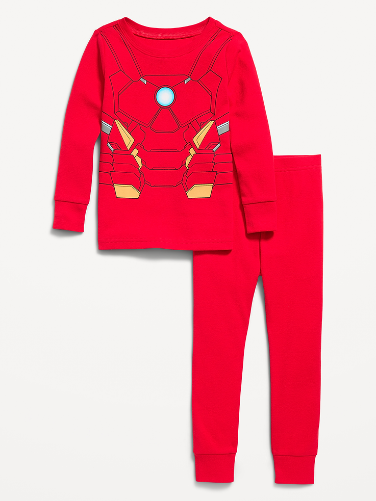 Image 1 of 2, 100% cotton. 100% comfy., crew neck, long sleeves, matching pajama bottoms, elasticized waistband, licensed graphic, MARVEL, Marvel Comics™ & © 2025 Marvel Entertainment, LLC and its subsidiaries. Licensed by Marvel Characters B.V. All rights reserved., Product #862189