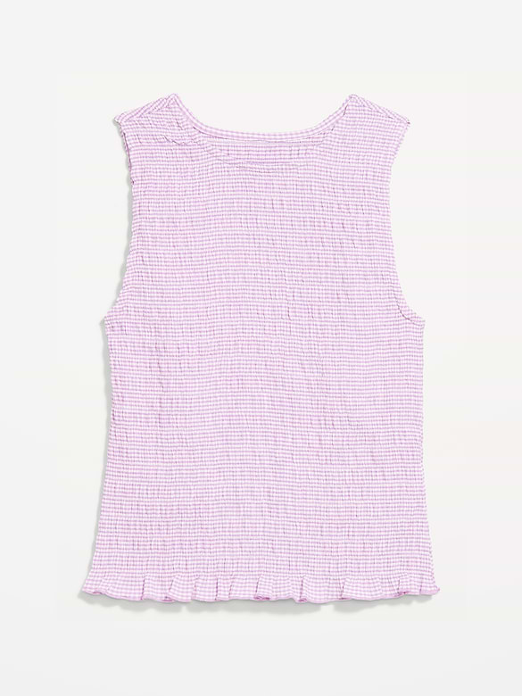 Camisole smockée sans manches