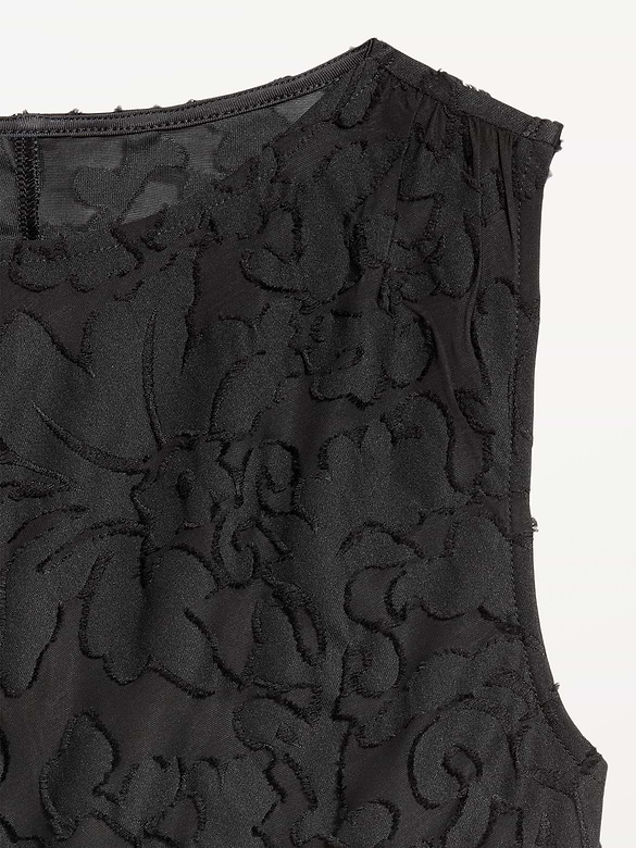 Haut en jacquard drapé sur le côté
