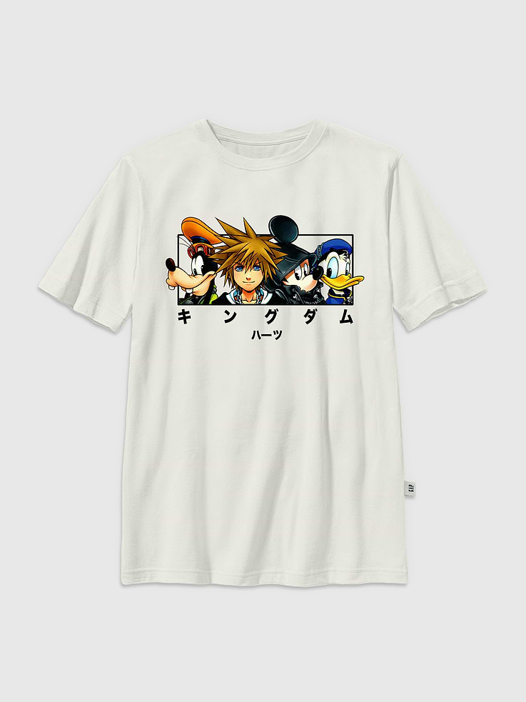 Image number 1 showing, Kids Kingdom Hearts Box Up Graphic T-Shirt