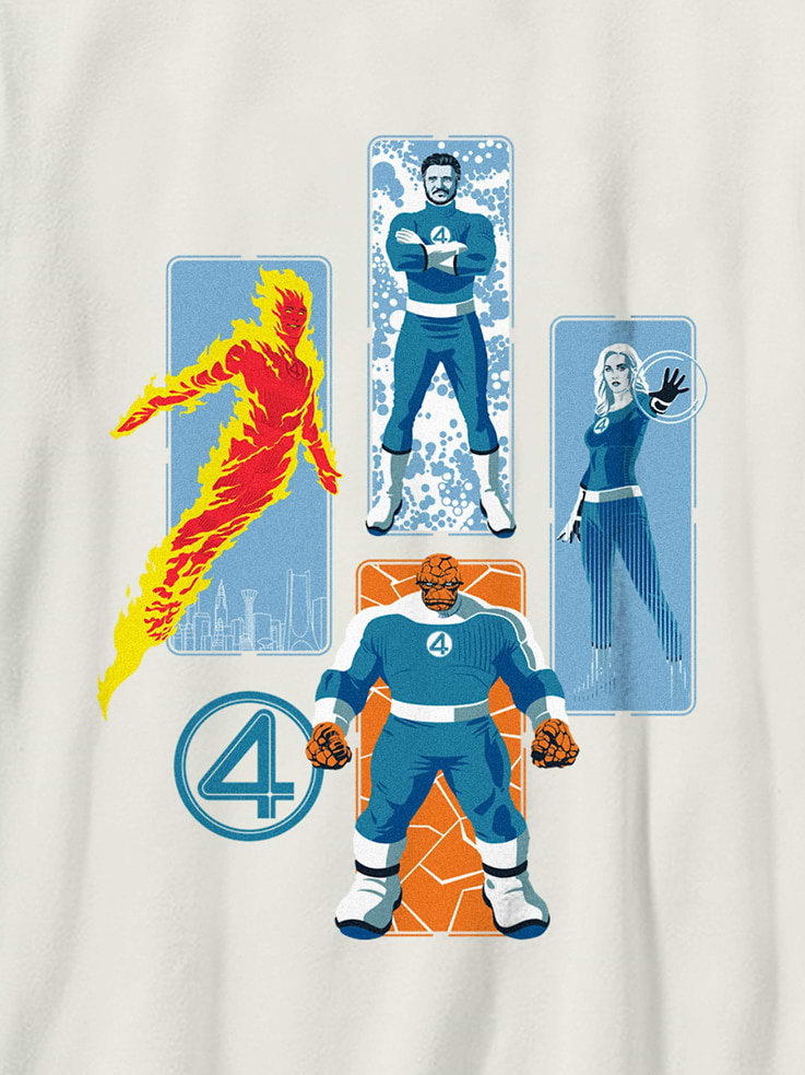 Image number 3 showing, Kids Fantastic Four Family Graphic T-Shirt