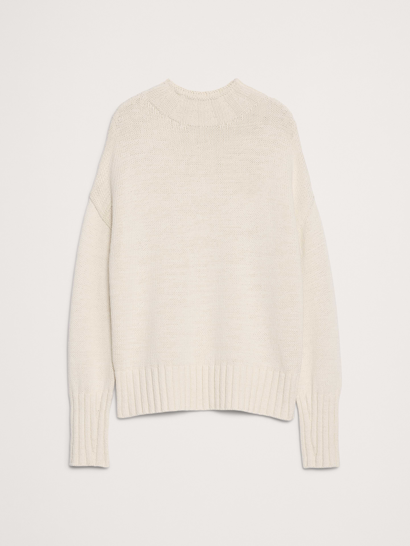 Image number 8 showing, Chunky Cotton Tunic Sweater
