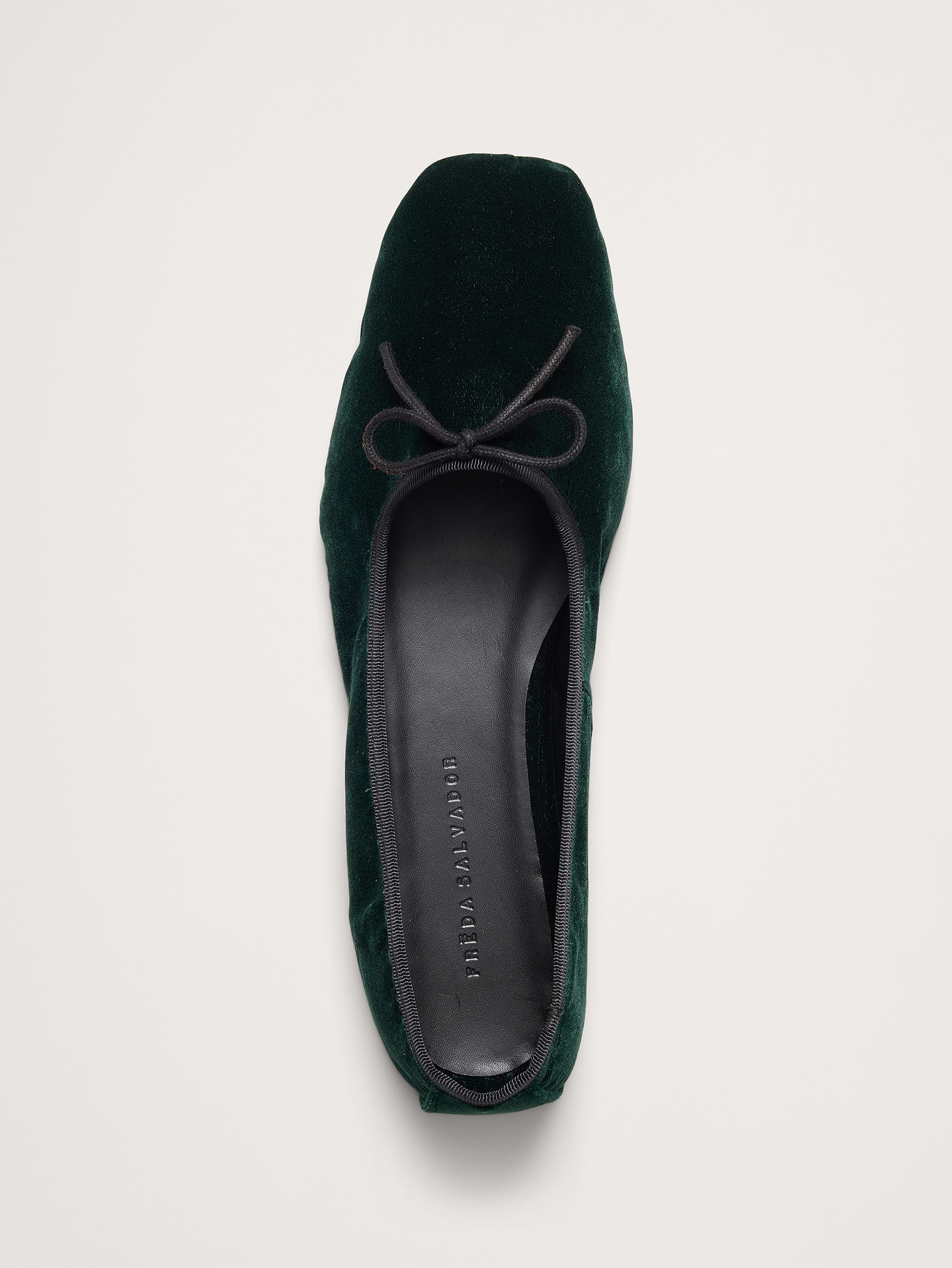 Image number 5 showing, Jada Velvet Square-Toe Flat by Freda Salvador