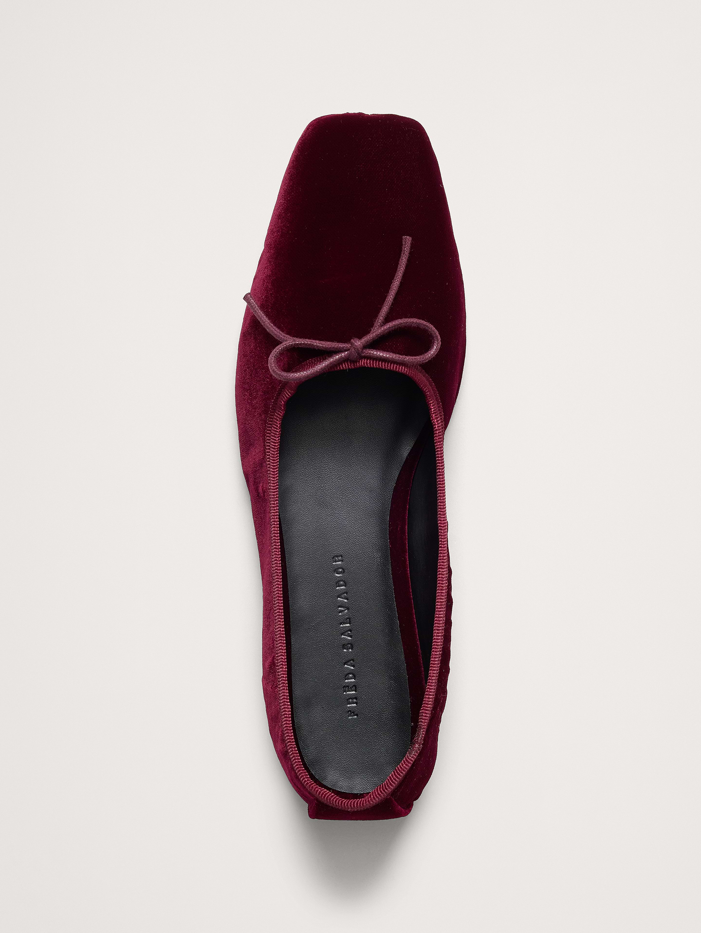 Image number 5 showing, Jada Velvet Square-Toe Flat by Freda Salvador