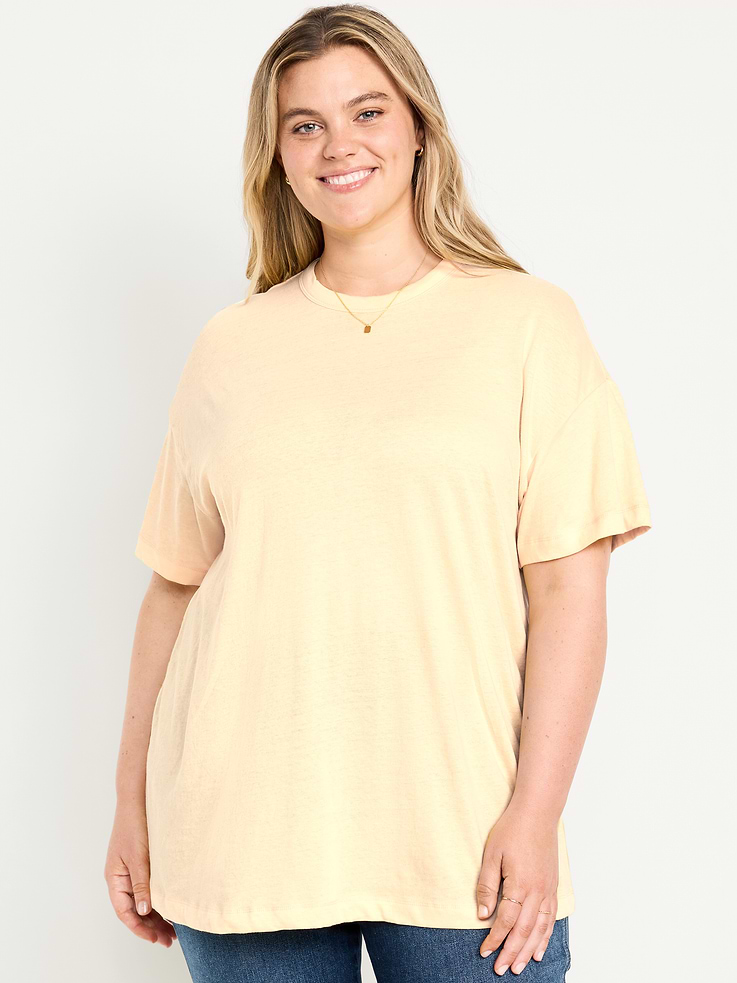 Image 7 of 10, Oversized EveryWear Tunic T-Shirt